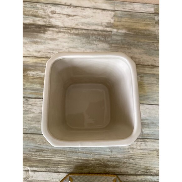 Fitz & Floyd Gregorian Classics Potpourri Jar w/ Lid Gold Trim Early 2000s Decor - Picture 8 of 13